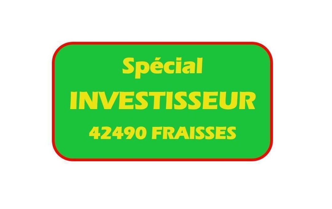  CHAUVET IMMOBILIER : Immeuble | FRAISSES (42490) | 750 m2 | 325 000 € 